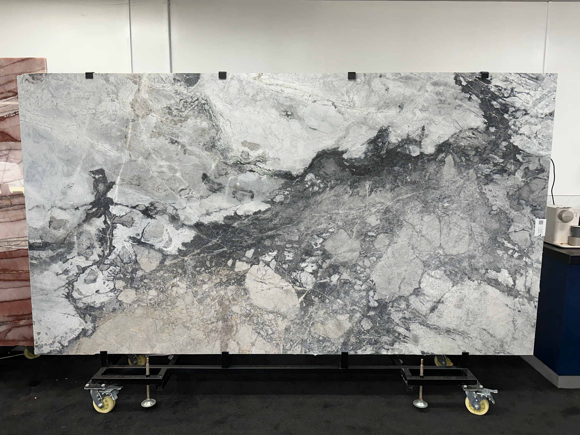 Invisible Blue Honed Marble